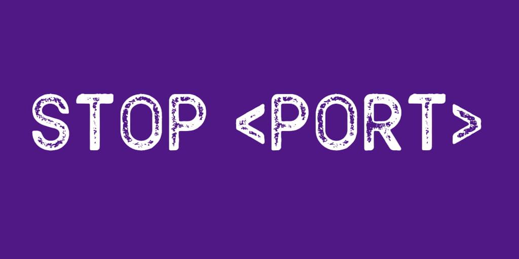 Stop Port in Terminal